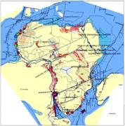 cretaceous map of Africa